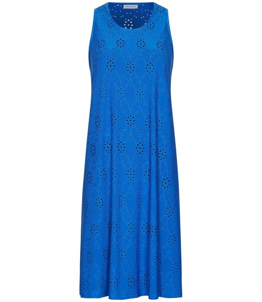 Pastunette Beach blauw mouwloos dames strandjurkje summer flower