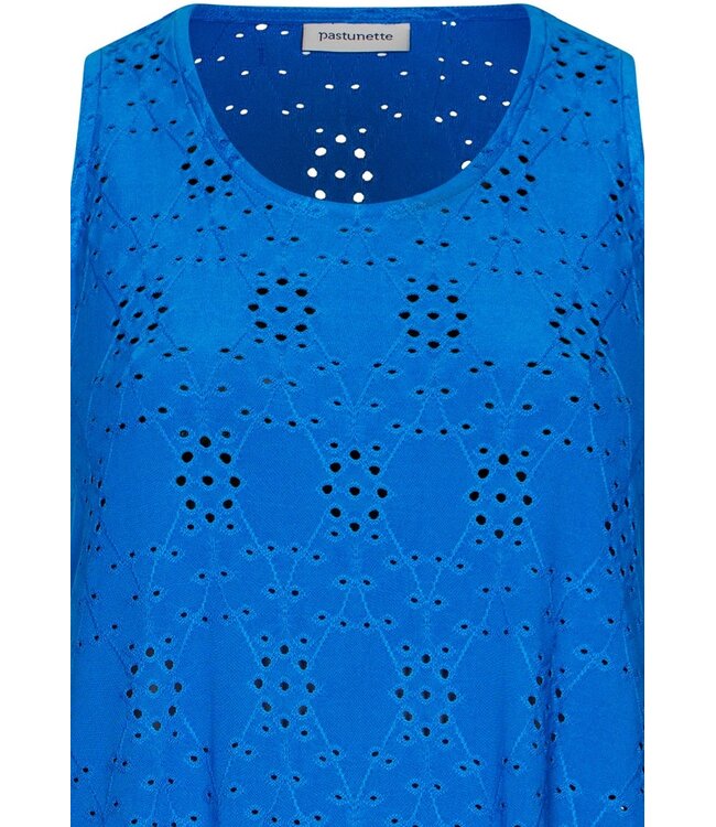 ladies bright blue pretty sleeveless beachdress summer flower