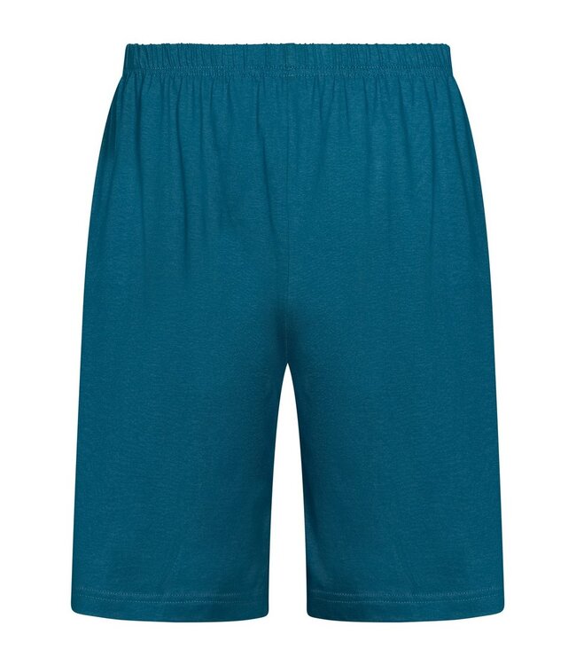 katoenen heren shortama mete v-hals stripey green