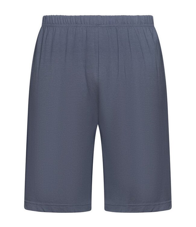 men's grey cotton-polyester mix shorty set groovy mix