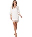 offwhite v-hals strandtuniek met detail pure chic