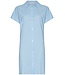 Pastunette Premium full button short sleeve cotton nightdress pretty blue flower