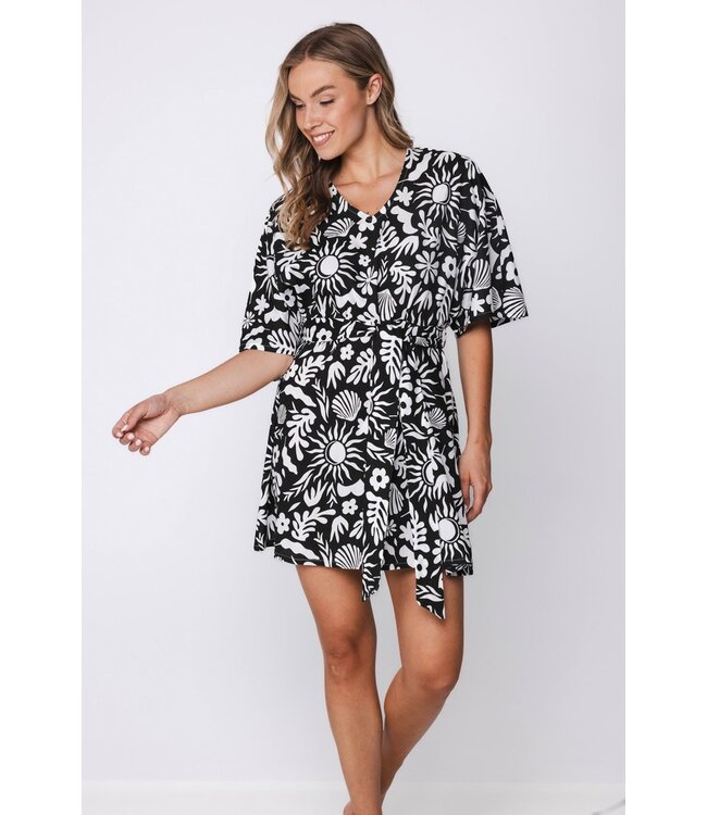 trendy woven beach dress cover up with belt fabulous beach flower