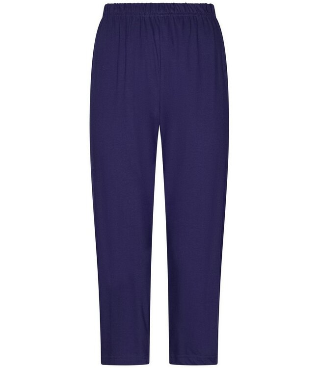 klassieke katoenen pyjama set met knopen Abstract Floral Jewel