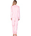 Light pink fleece pyjama with kangaroo pocket True Love