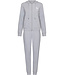 Grey french terry homesuit with zip and hood So Comfy