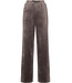 Donkergrijze fleece pyjama met borstzakje Fabulously Chic
