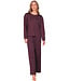 Donkerpaars huispak met lange mouwen Soft Purple Art