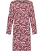 Dark purple modal long sleeved nightdress Pretty Petals