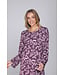 Dark purple modal long sleeved nightdress Pretty Petals