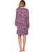 Dark purple modal long sleeved nightdress Pretty Petals