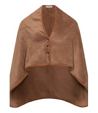 Pastunette Premium Brown cape full button Winter Comfort