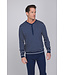Dark blue cotton long sleeved men's pyjama Trendy Lines