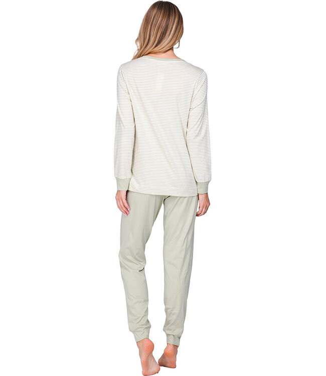 Light green organic cotton pyjama Soft Sage