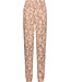 Brown fleece long sleeved pyjama Pastel Flowers