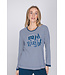 Donkerblauwe pyjama van bio-katoen met lange mouwen Midnight Dreamer