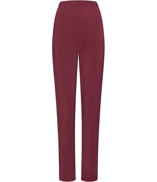 Dark red modal ladies pyjama long sleeves Soft Animal