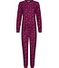 MyRebelle Dark purple fleece pyjama with long sleeves Fabulously Starry