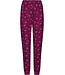 Dark purple fleece pyjama with long sleeves Fabulously Starry