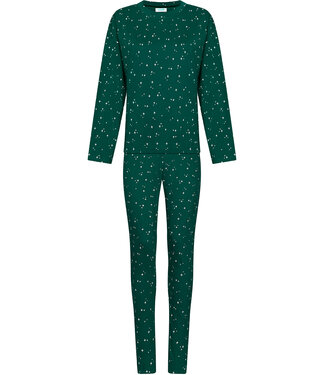 MyRebelle Dark green cotton pyjama with oversized top Starry Style