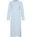Pastunette Blue cotton nightdress with long sleeves Vintage Paisley
