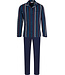 Pastunette for Men Dark blue men's pyjama with revere collar Modern Stripe