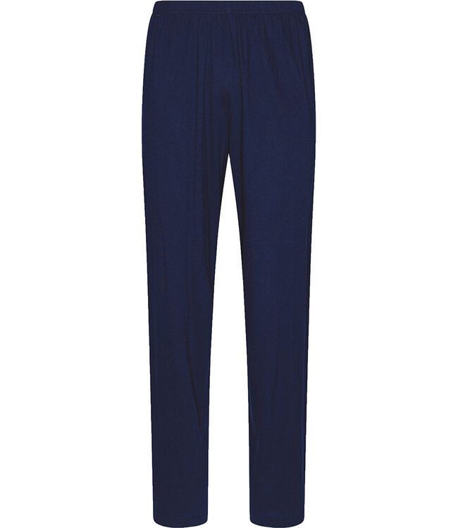 Dark blue men's pyjama with revere collar Modern Stripe