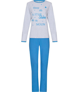 MyRebelle Blue cotton pyjama with long sleeves Shining Stars