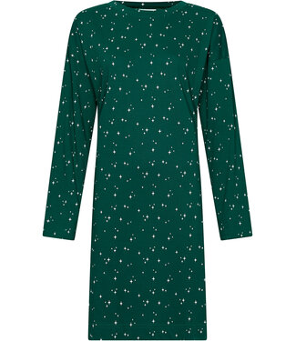 MyRebelle Dark green oversized cotton nightdress Starry Style