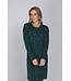 Dark green oversized cotton nightdress Starry Style