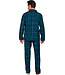 Donkerblauwe katoenen flanel heren pyjama lange mouw Forest Check