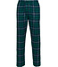 Dark blue cotton flannel men's pyjama with long sleeves Forest Check