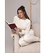 Beige homesuit round neck with cuffs long sleeves Soft Comfort