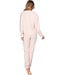 Beige homesuit round neck with cuffs long sleeves Soft Comfort