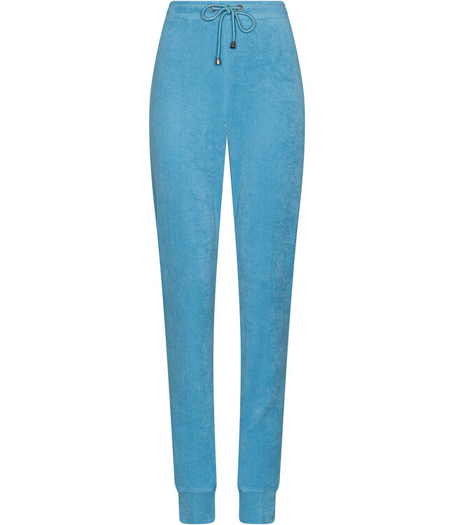 Blue jacquard terry long sleeved pyjama Diamond Dream
