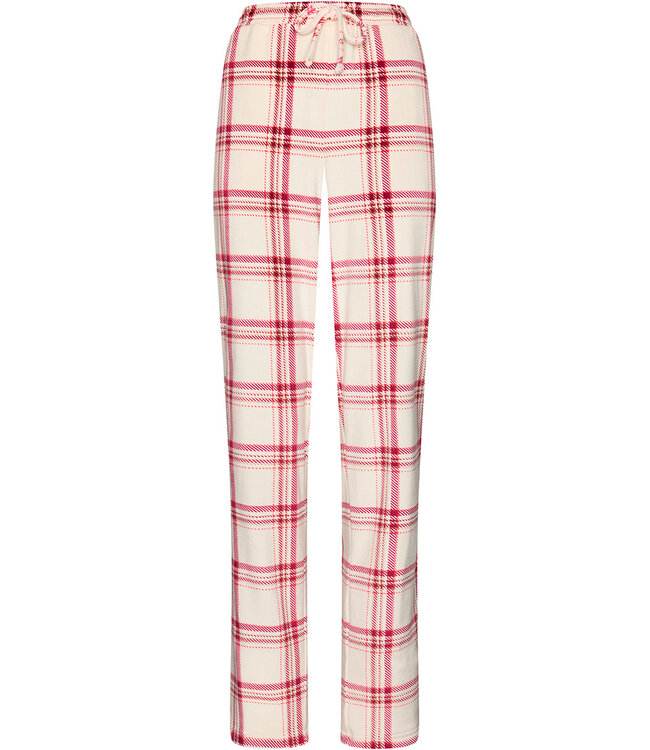Off-white long sleeved pyjama Soft Checks