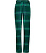 Green cotton flannel pyjama full button Cosy Check