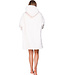 Off-white snuggle hoodie van fleece jacquard True Love