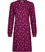 Dark purple fleece nightdress with long sleeves Fabulously Starry