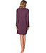 Luxury dark purple modal long sleeved nightdress Soft Purple Art