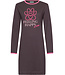 Dark grey organic cotton nightdress Paw Prints