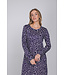 Donkerpaars nachthemd lange mouwen Stony Fashion
