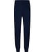 Donkerblauwe katoenen heren pyjama lange mouwen Bright Stripes
