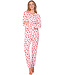 Light pink fleece pyjama with long sleeves True Love