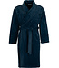 Donkerblauwe fleece heren ochtendjas Modern Man