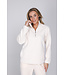 Off-white teddy fleece huispak met rits Fabulously Teddy Soft