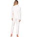 Off-white teddy fleece huispak met rits Fabulously Teddy Soft