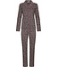 MyRebelle Dark grey organic cotton pyjama full button Paw Prints