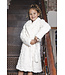 Off-white fleece jacquard girls morning gown True Love