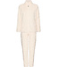 Off-white fleece jacquard homesuit with zip True Love
